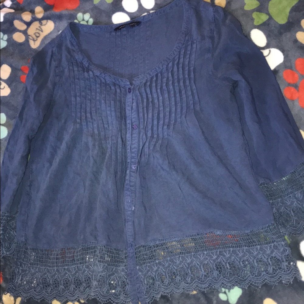 American Eagle peasant top